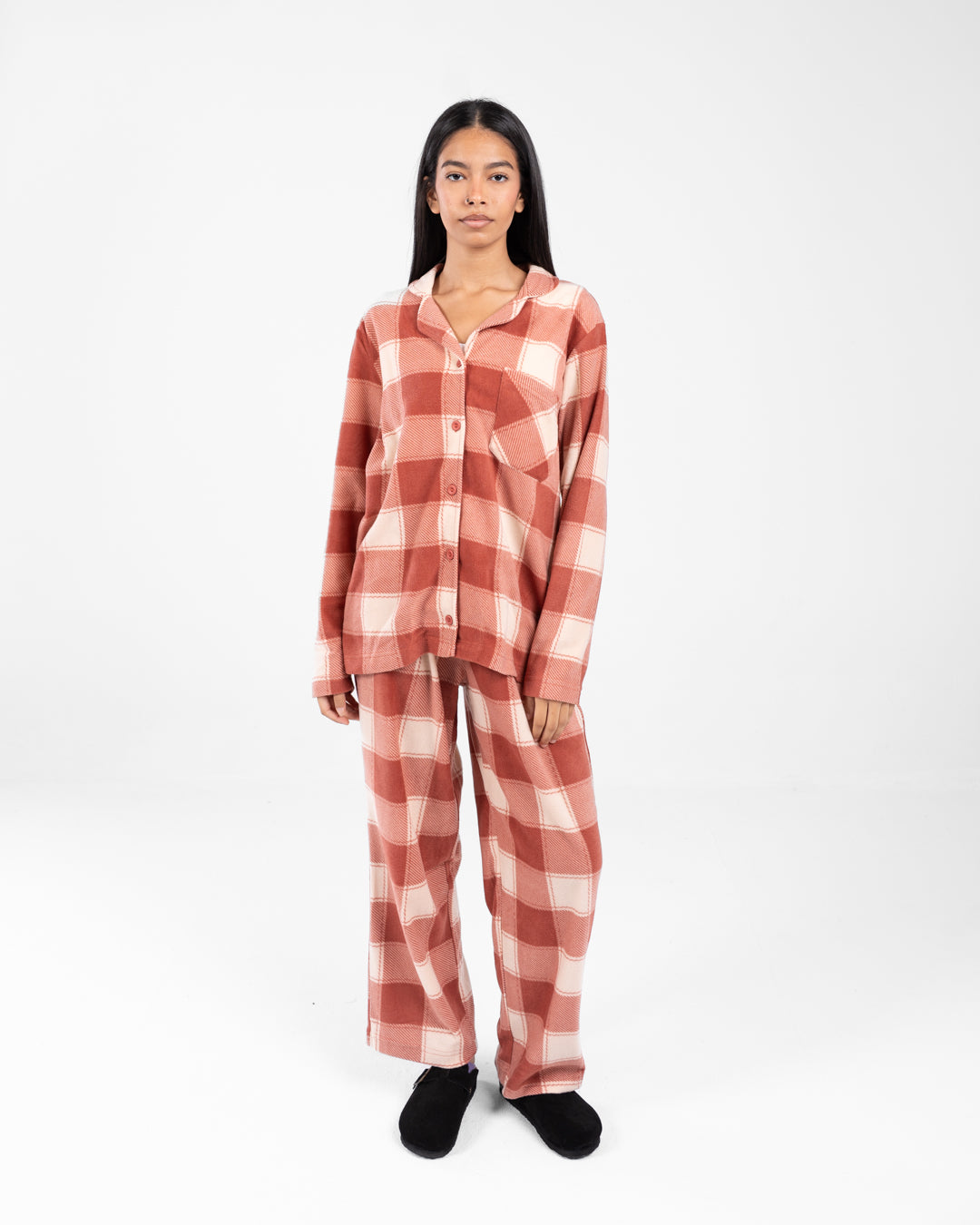 Women Plaid Pyjamas