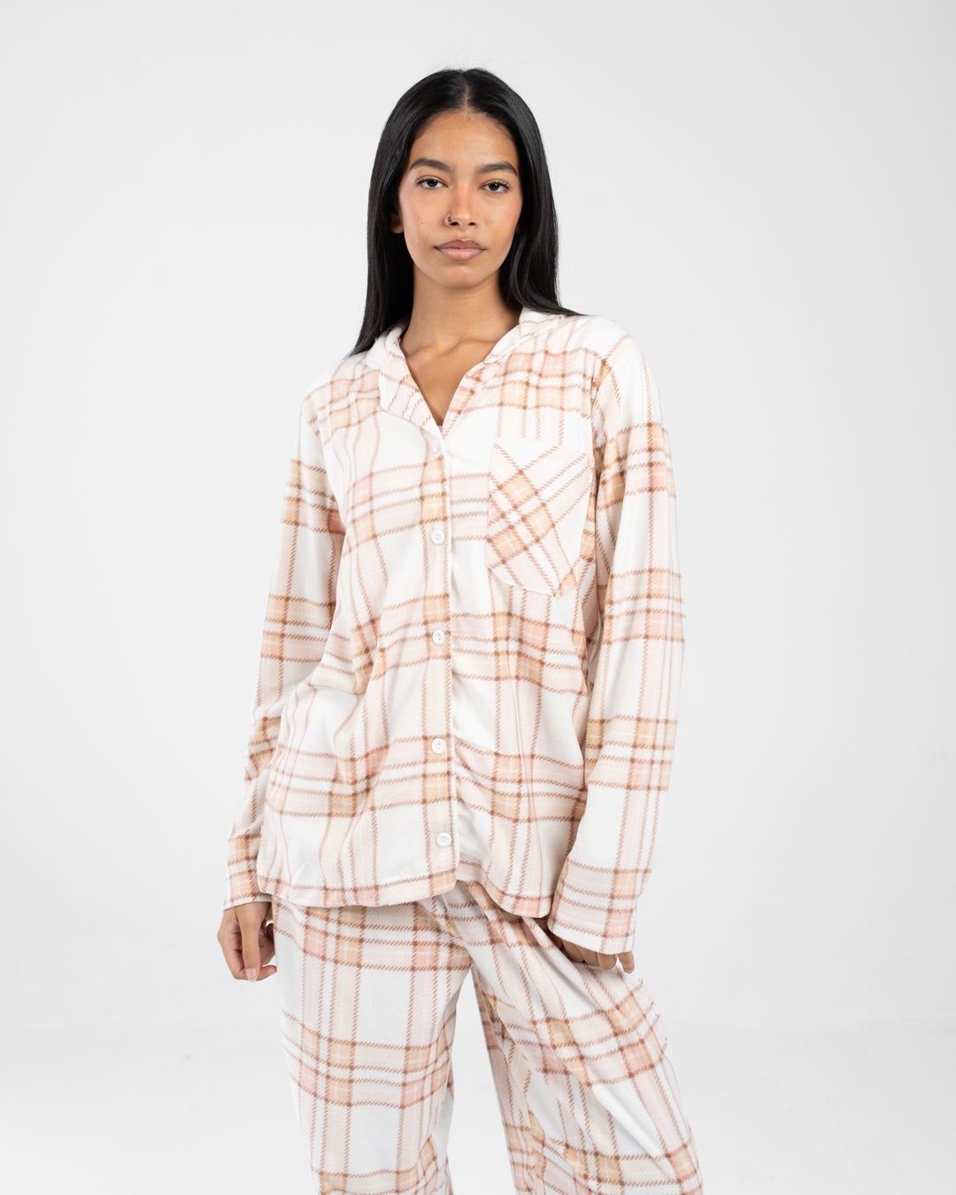 Women Plaid Pyjamas