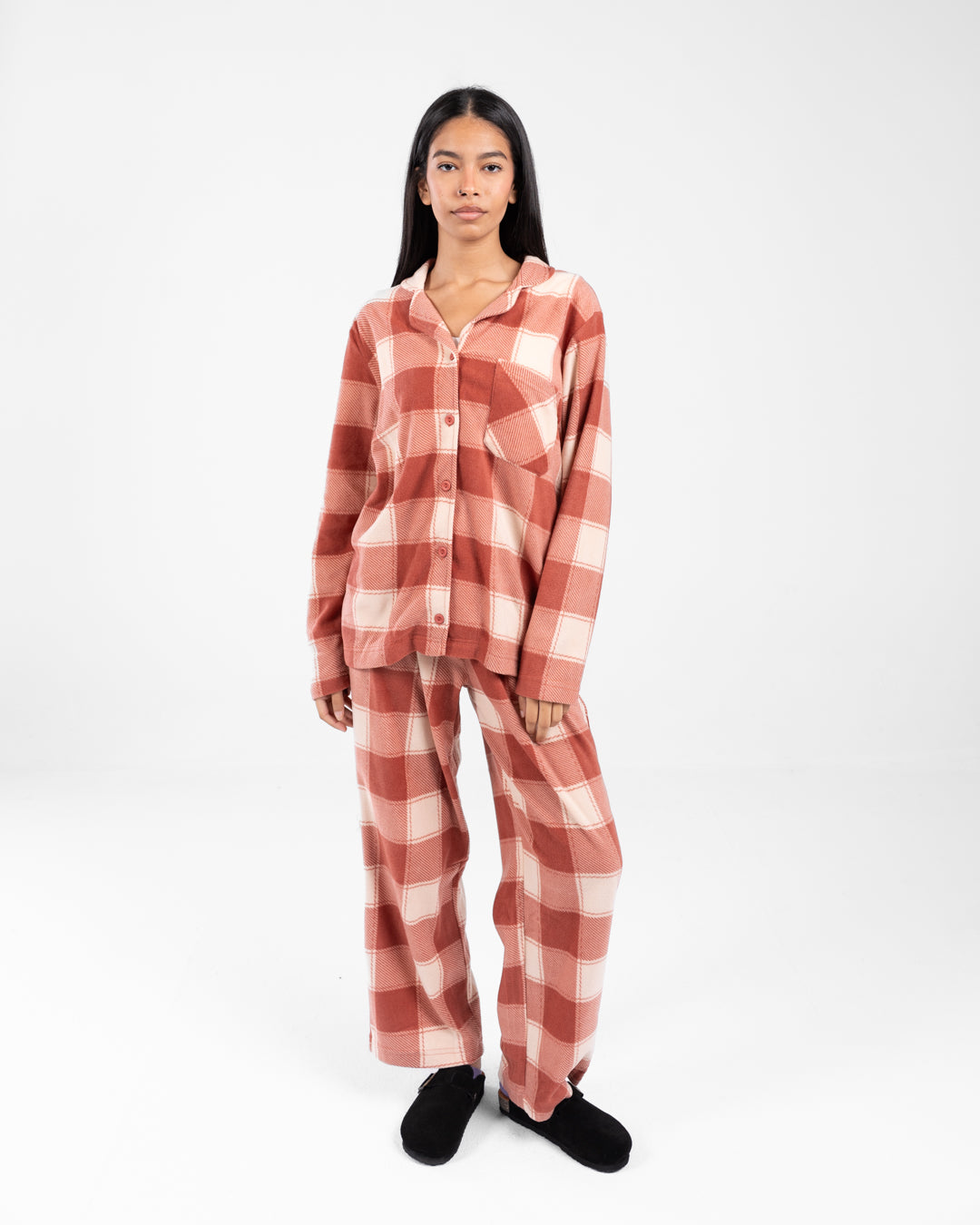 Women Plaid Pyjamas