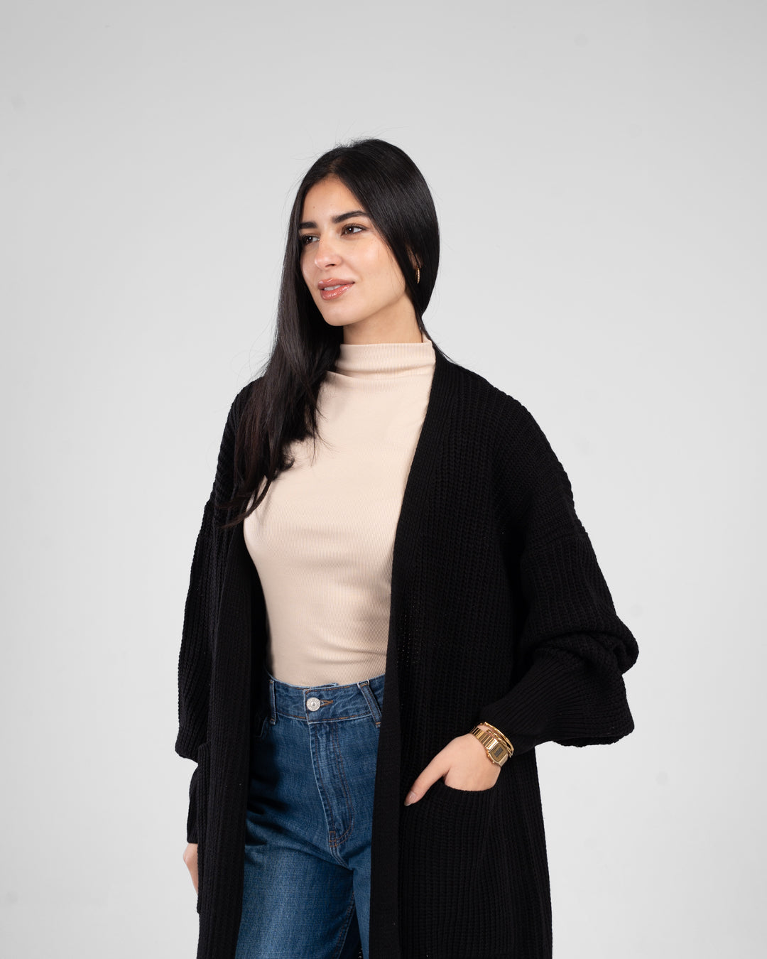 Women Open Cardigan Pullover