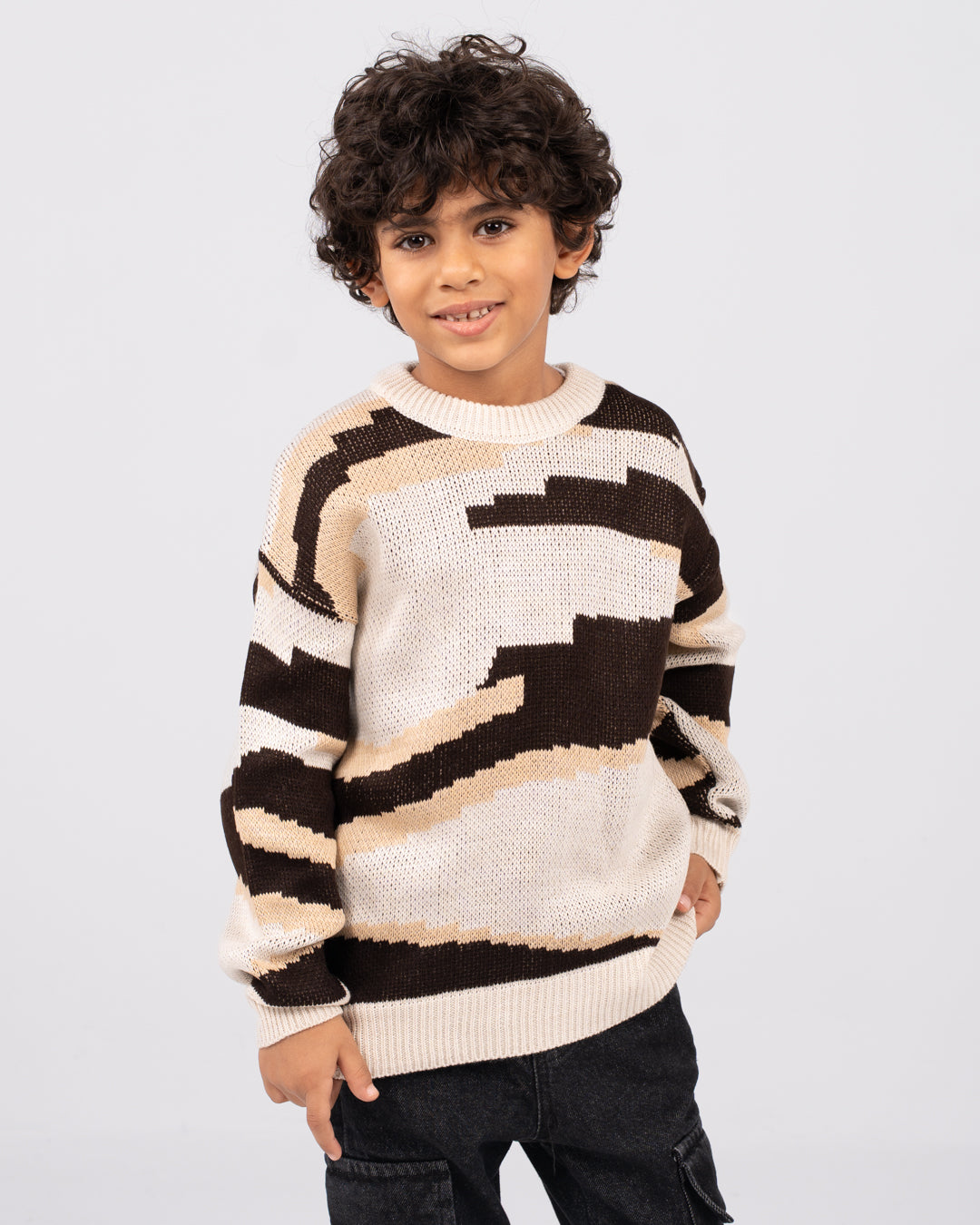 Jacquard Boy Pullover
