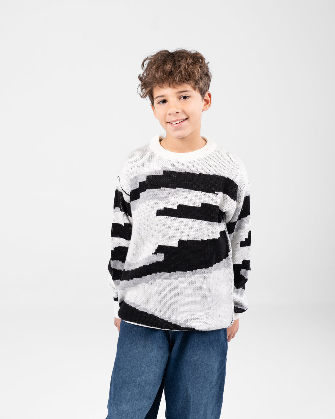 Jacquard Boy Pullover
