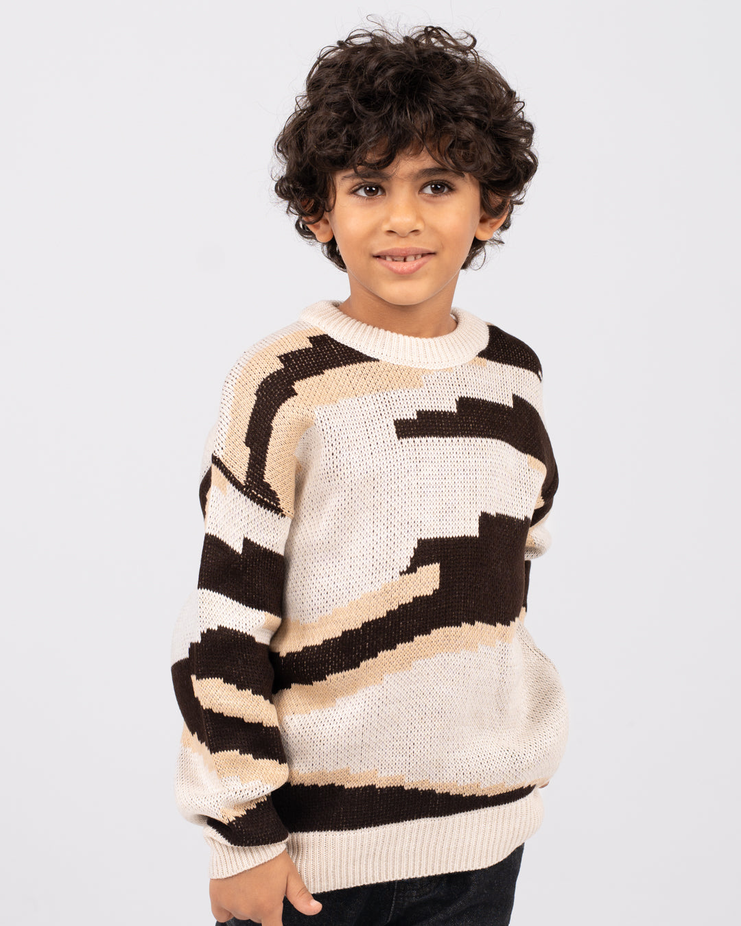 Jacquard Boy Pullover