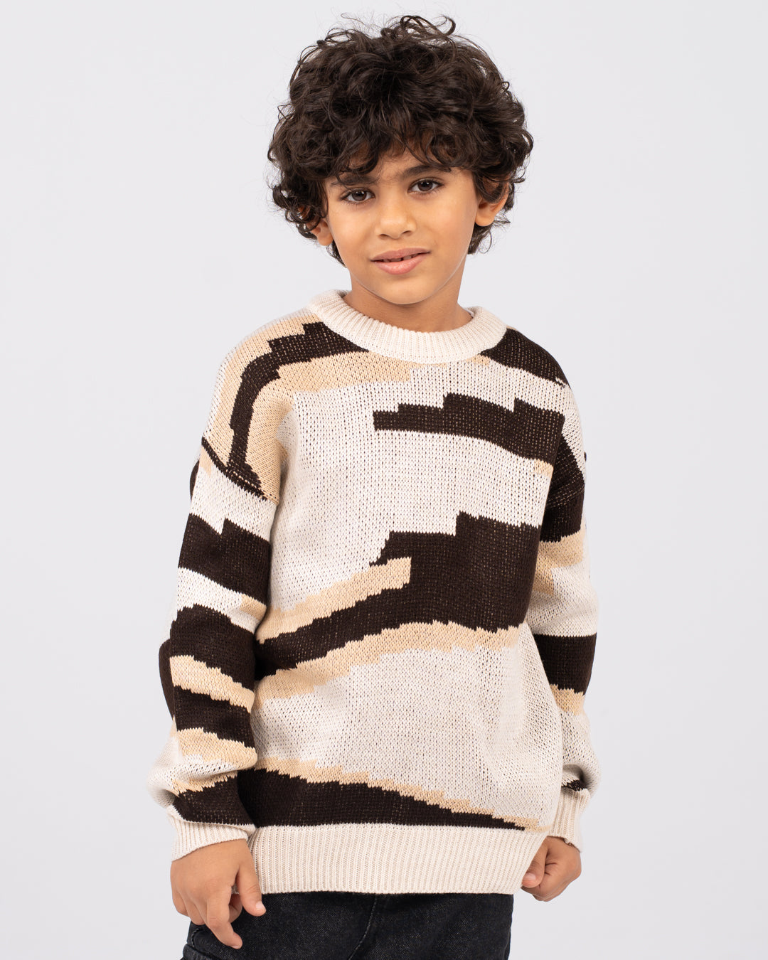 Jacquard Boy Pullover