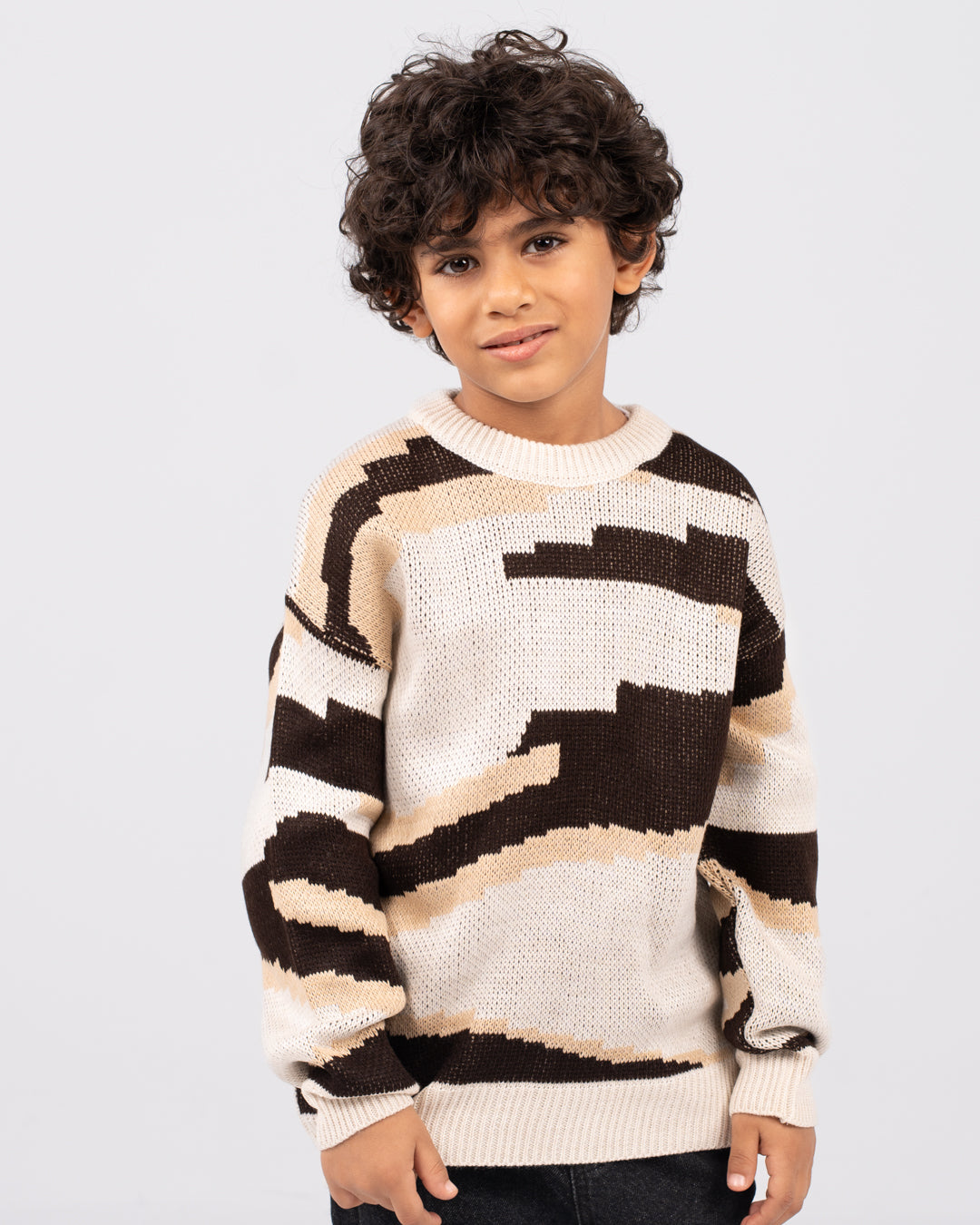 Jacquard Boy Pullover