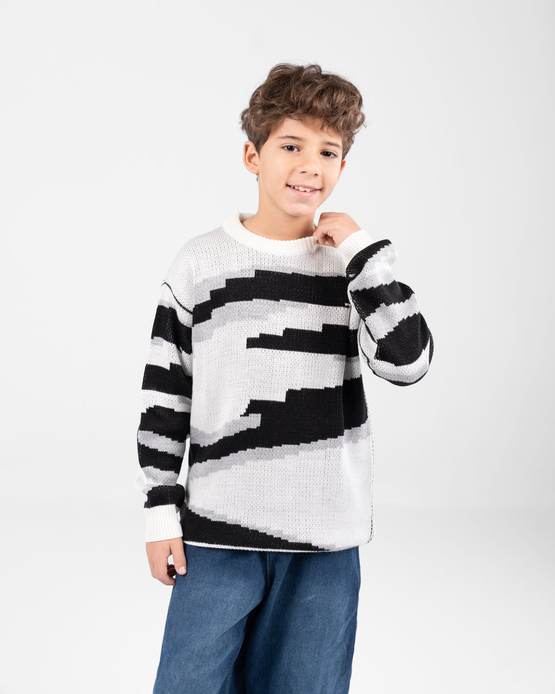 Jacquard Boy Pullover