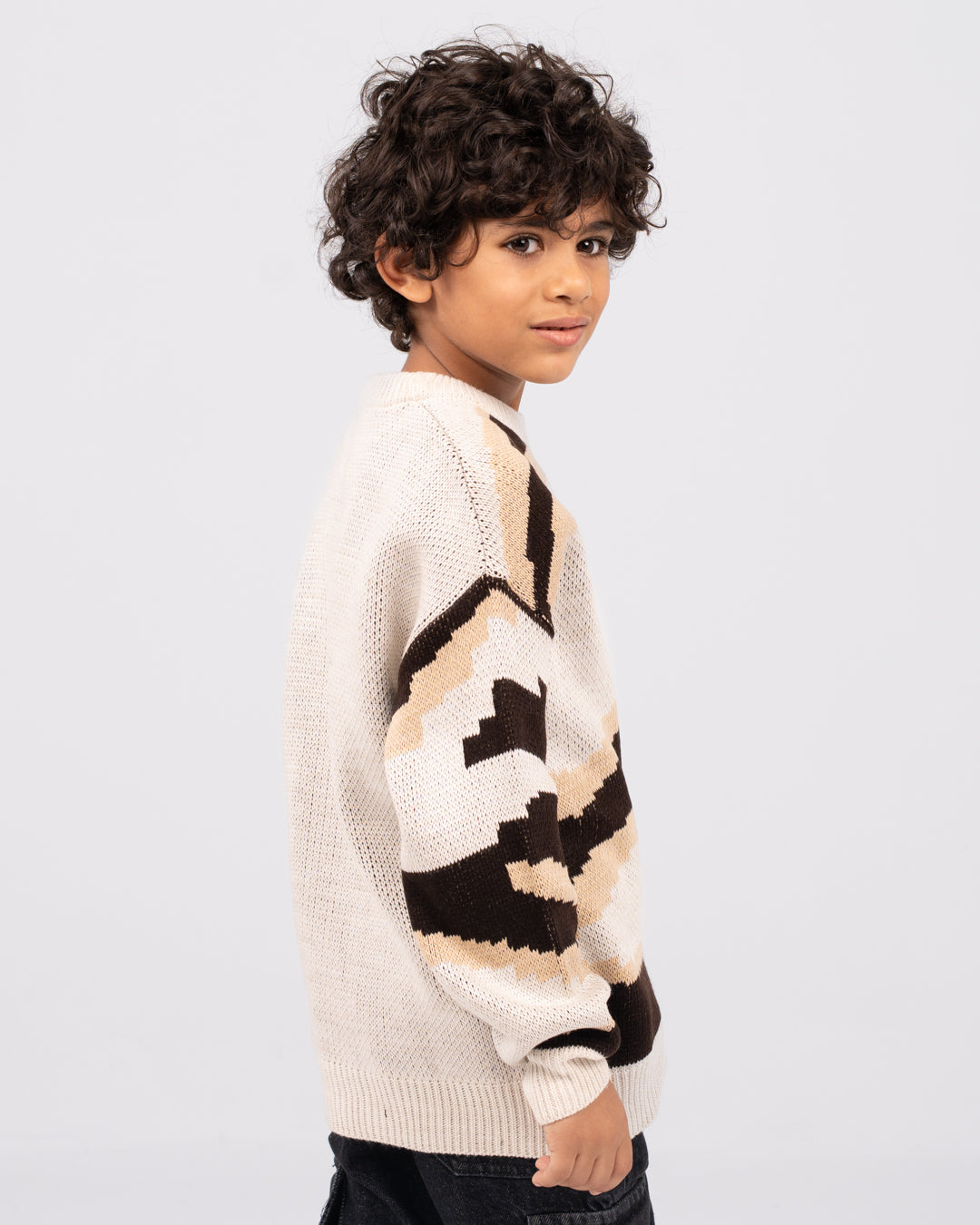 Jacquard Boy Pullover