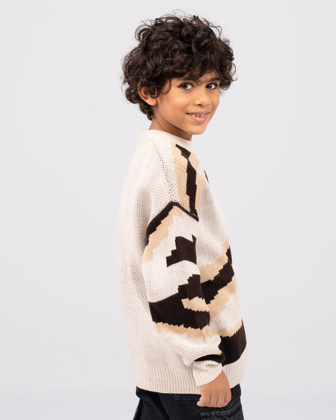 Jacquard Boy Pullover