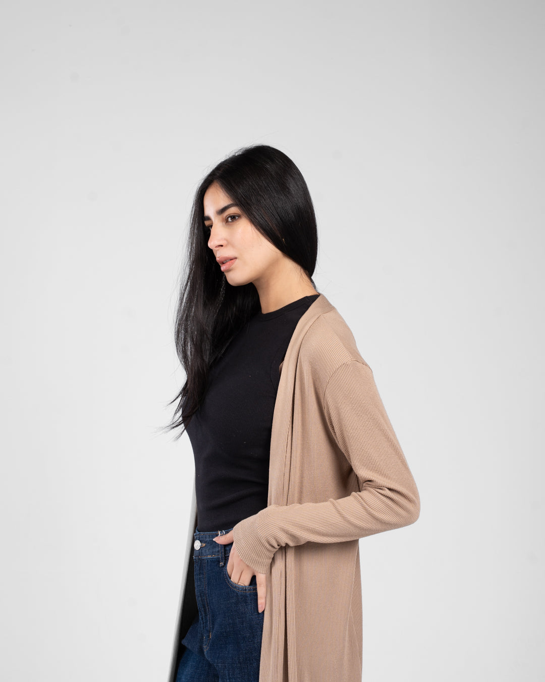 كارديجان نسائي طويل