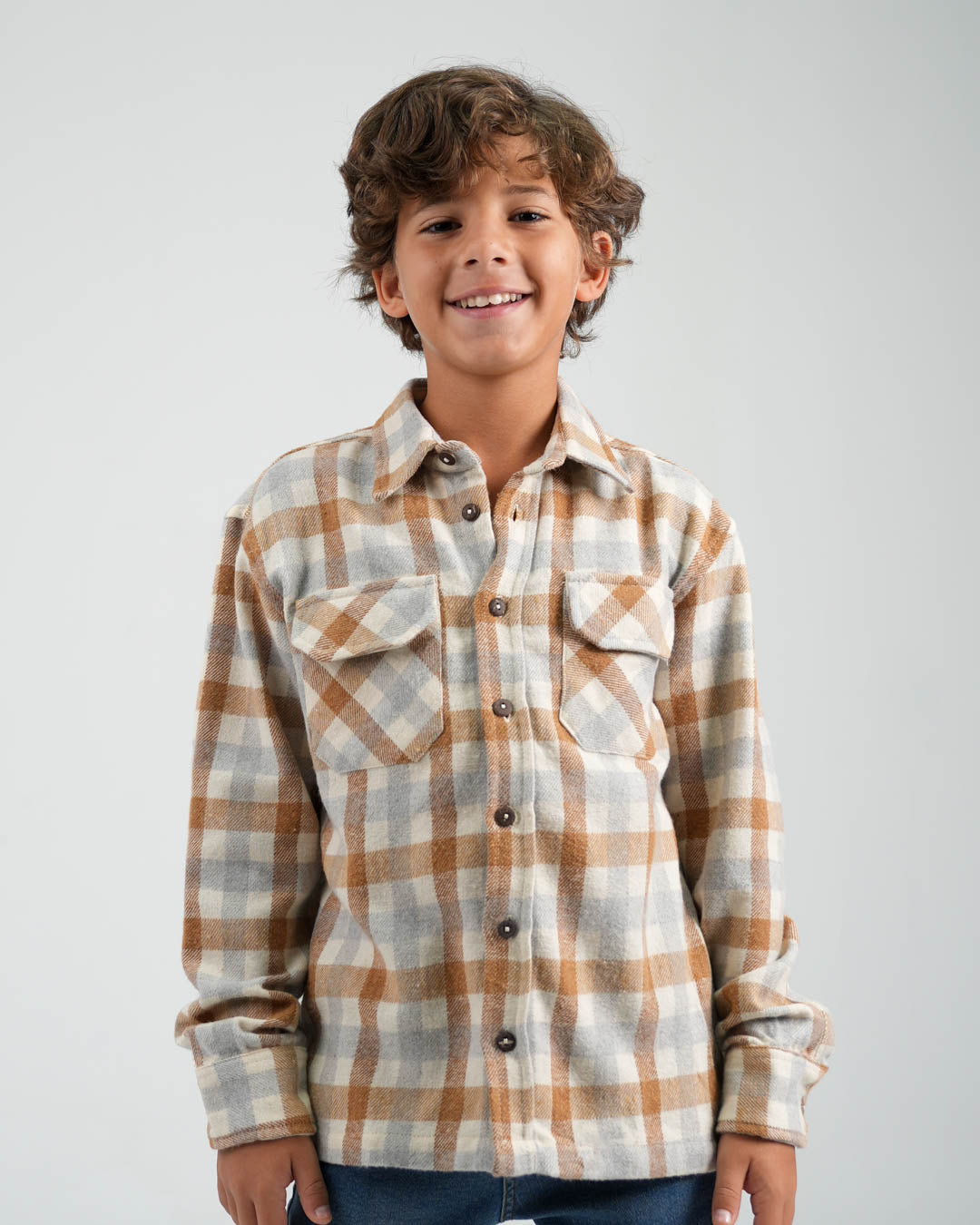 قميص أولادي كاروهات