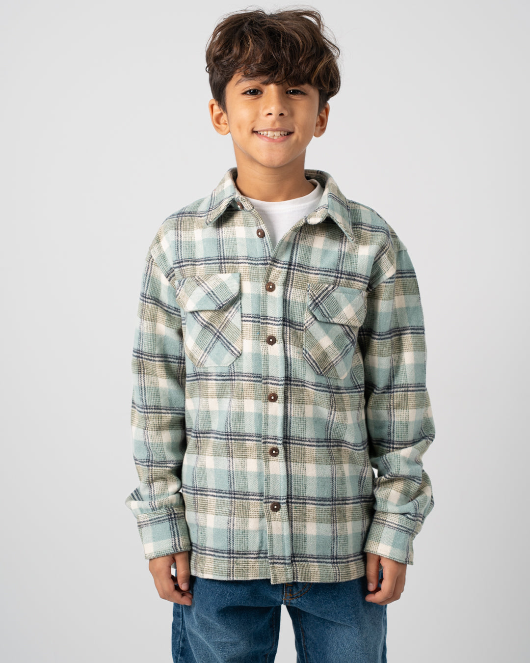 قميص أولادي كاروهات