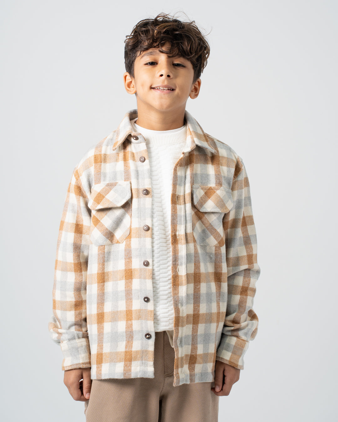 قميص أولادي كاروهات