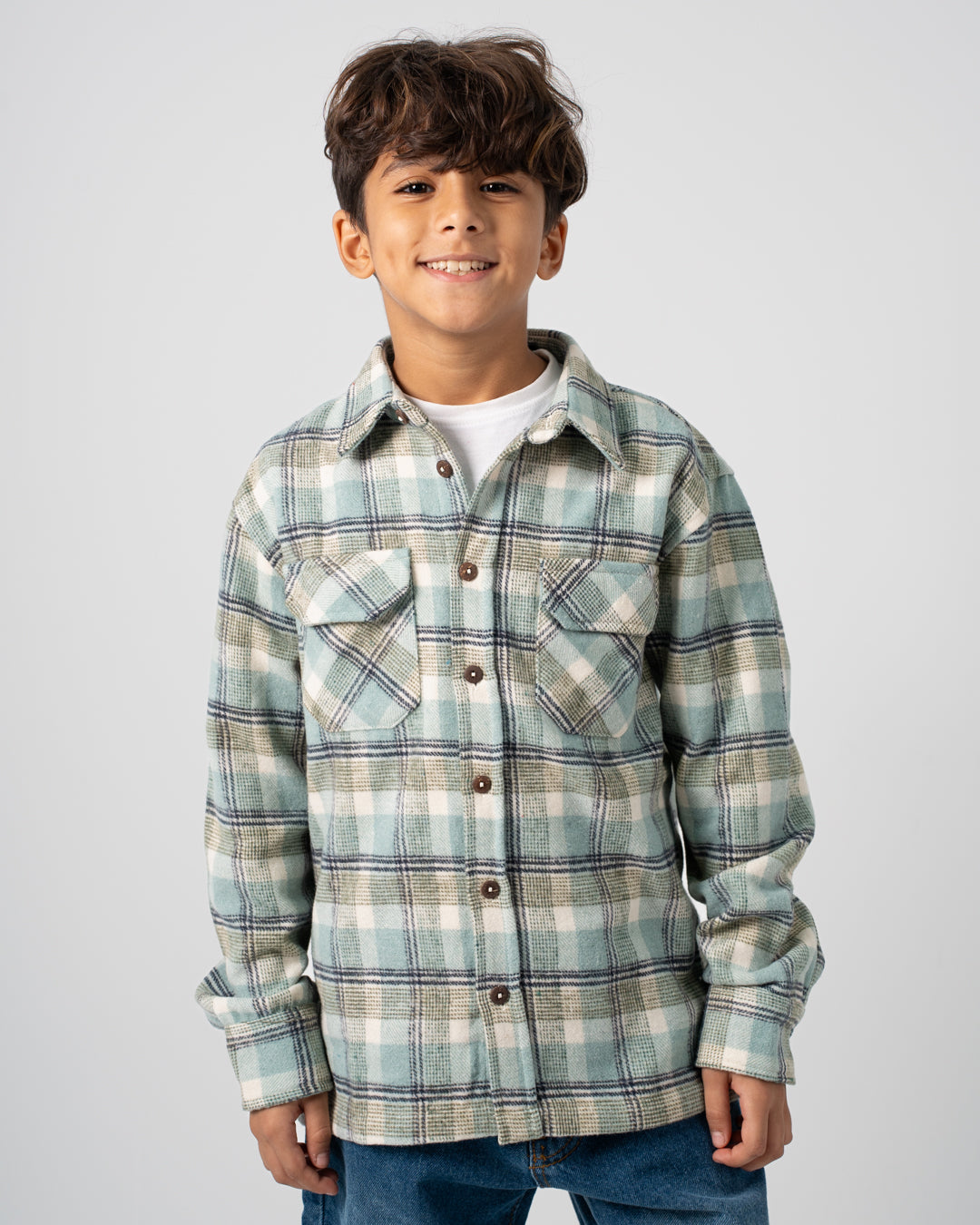 قميص أولادي كاروهات