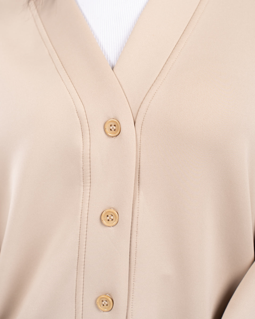 Women Buttoned Sweatshirt