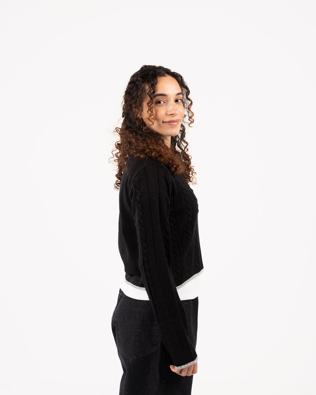 Braided Women Pullover