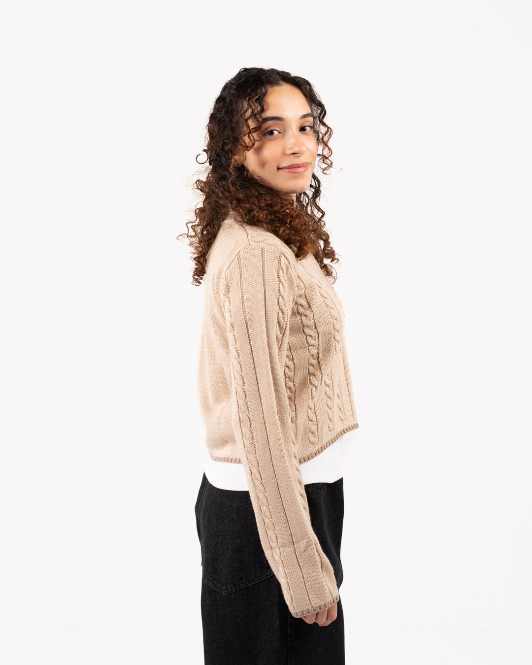 Braided Women Pullover