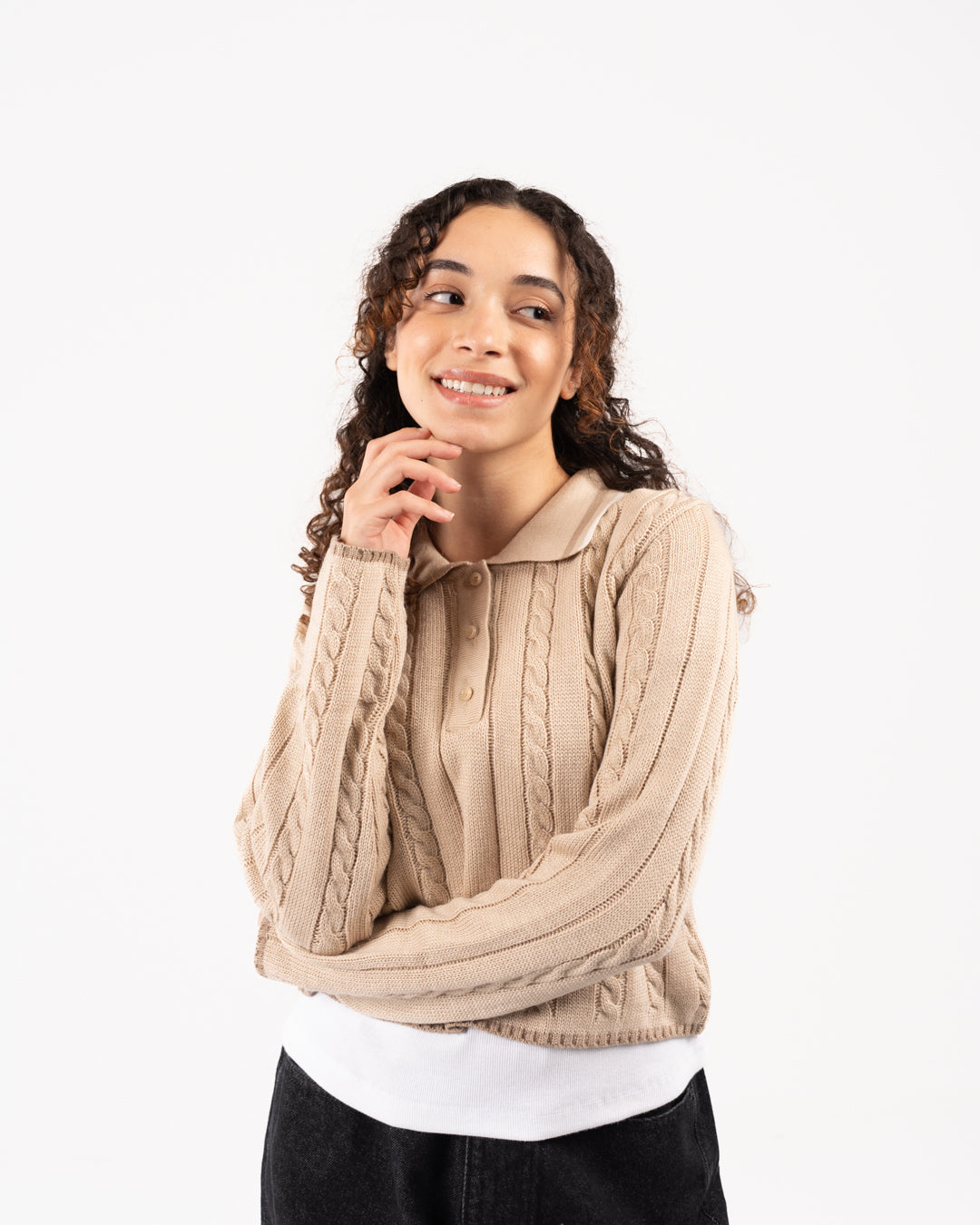 Braided Women Pullover