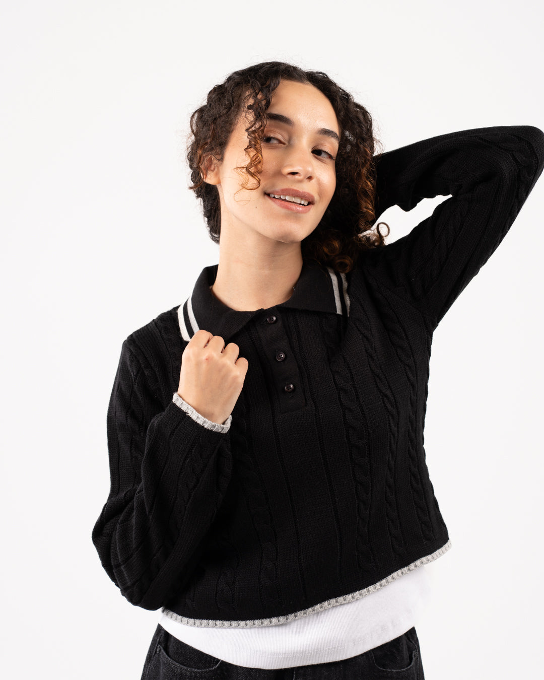 Braided Women Pullover