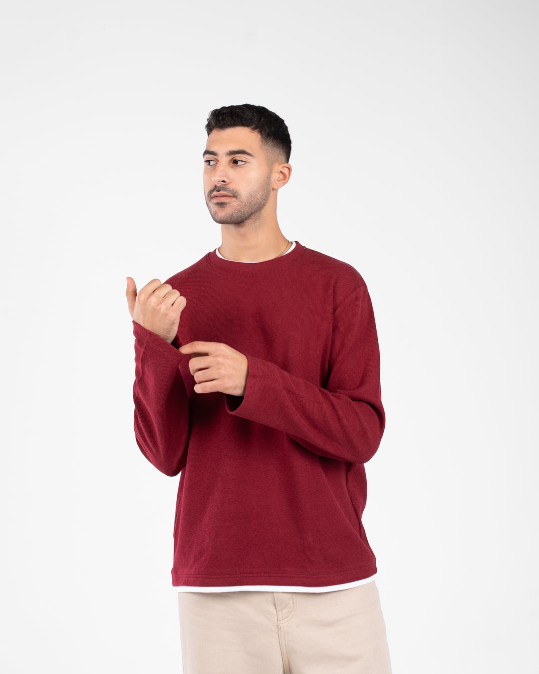 Round Neck Men Sweater