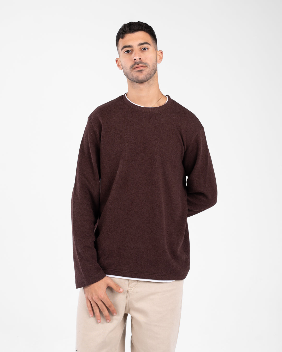 Round Neck Men Sweater