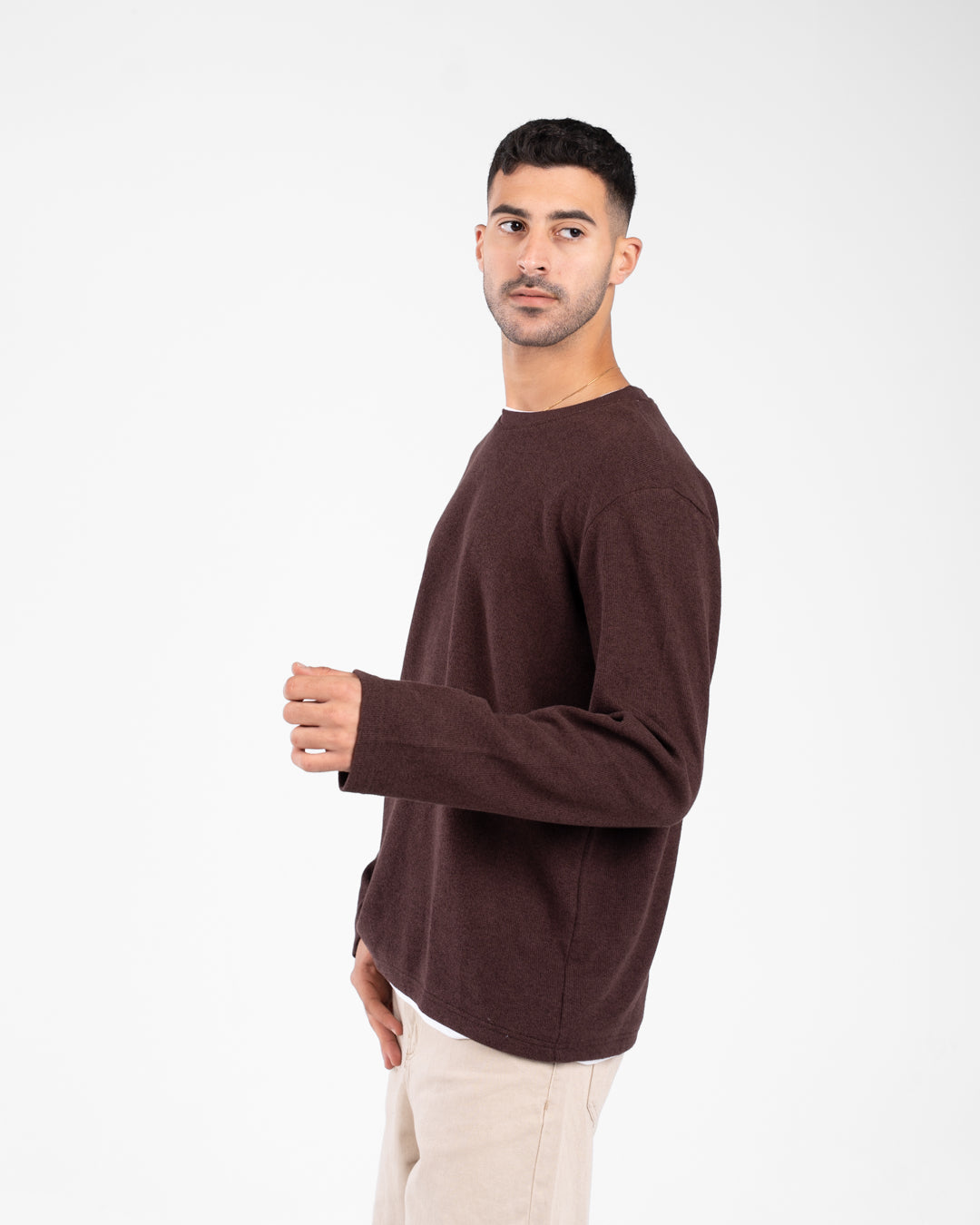 Round Neck Men Sweater