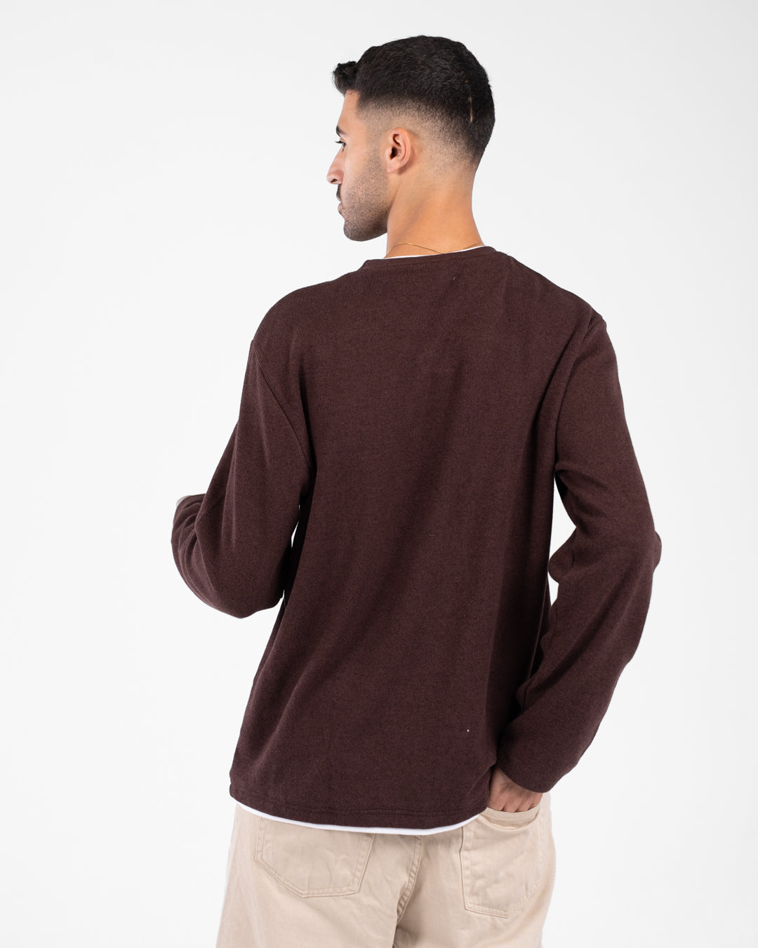 Round Neck Men Sweater