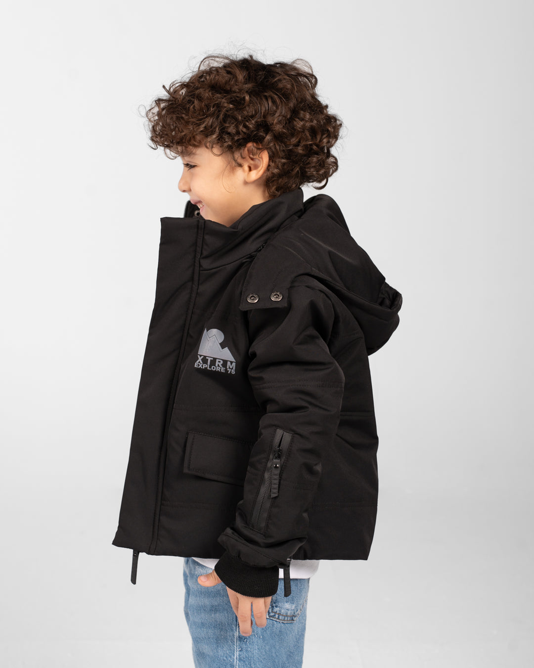 Boys Zippered Sweater