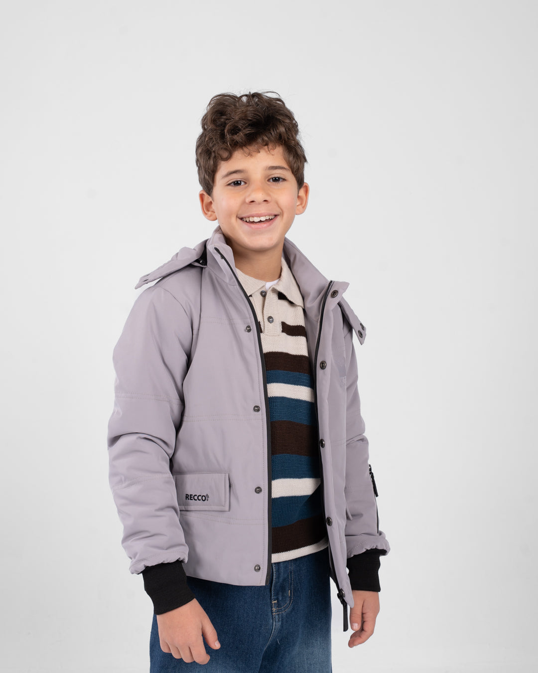 Boys Zippered Sweater