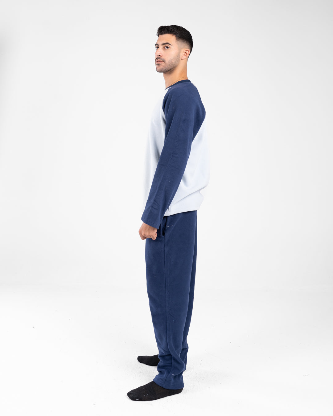 Men Sleeve Plain Pajama