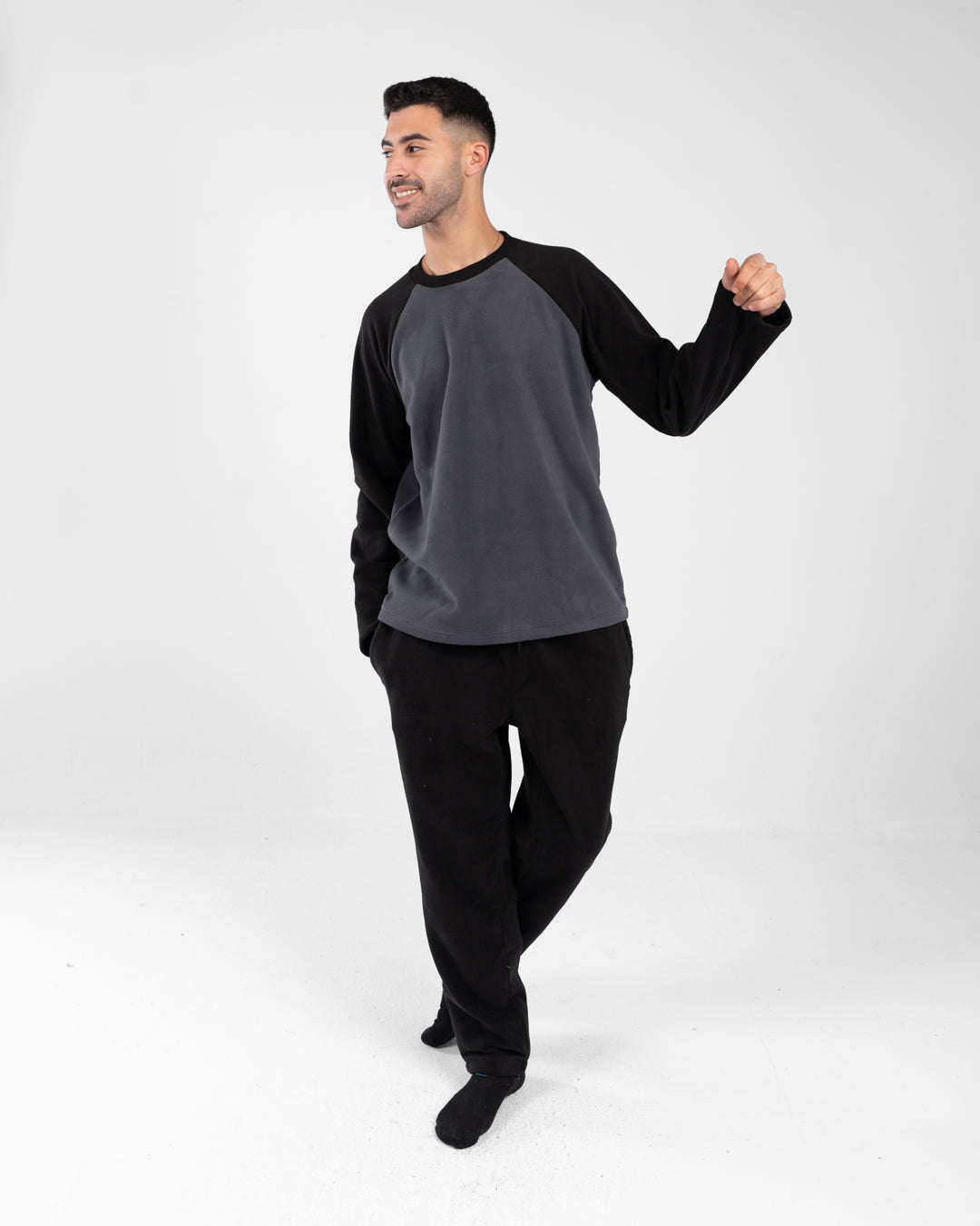 Men Sleeve Plain Pajama