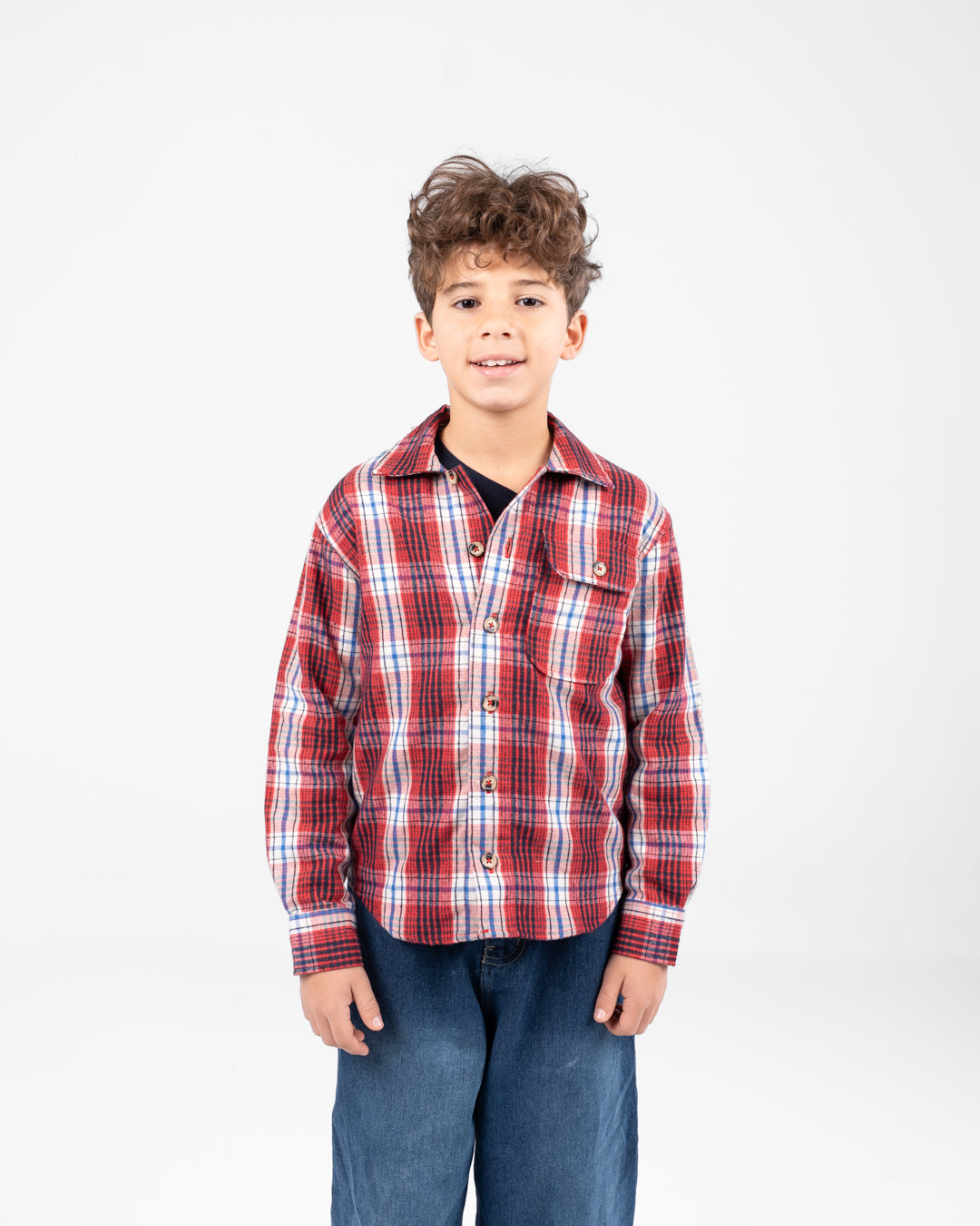 قميص منقوش للأولاد