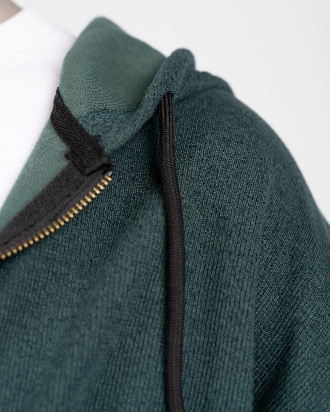 Men Zippered Hoodied Sweatshirt