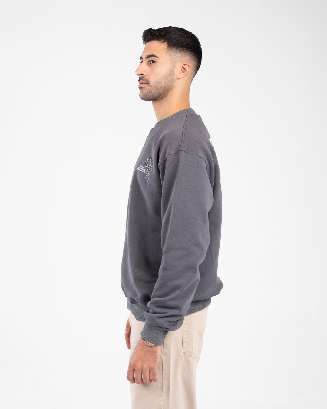 Men Double Printed Sweatshirt