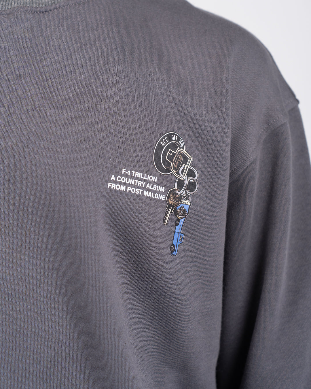 Men Double Printed Sweatshirt