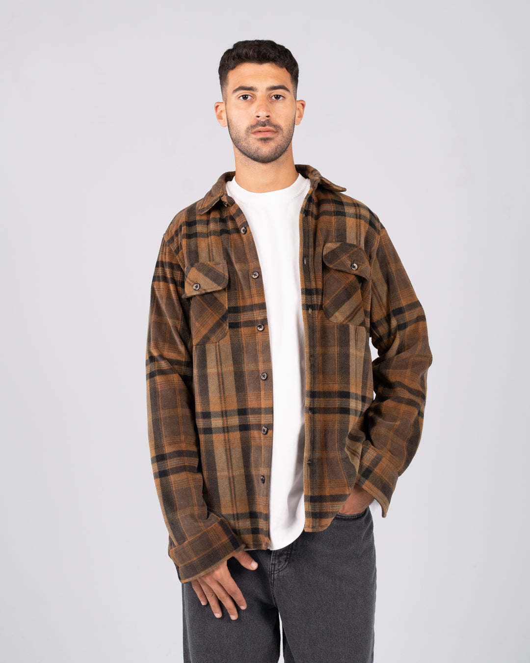 قميص رجالي منقوش