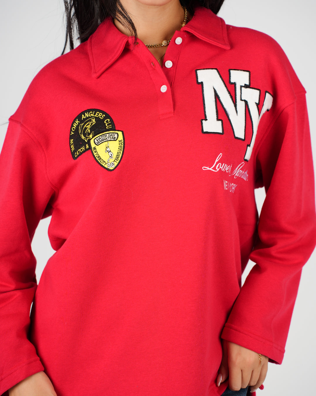 سويت شيرت نسائي مطرز