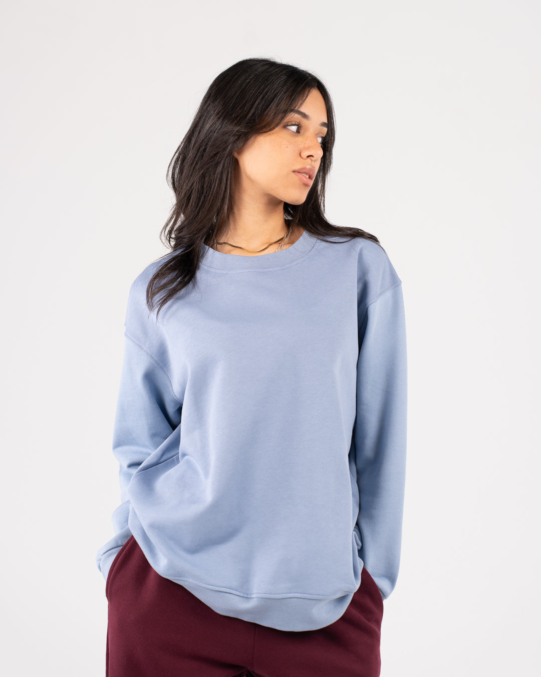 سويتشيرت حريمي سادة