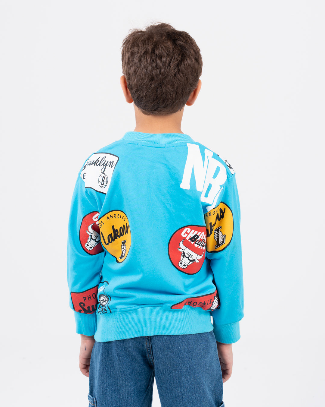 Printed Boys Crewneck Sweatshirt