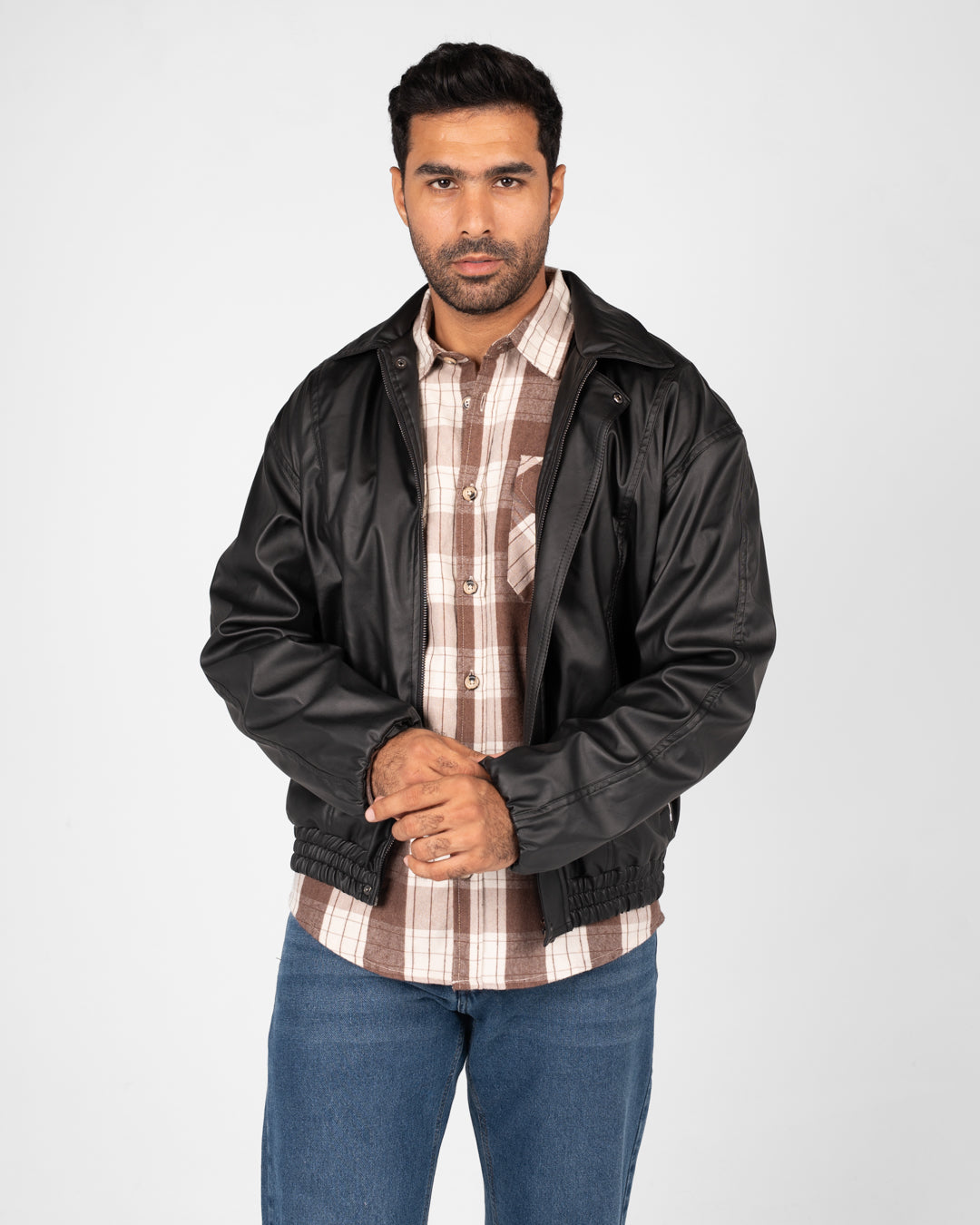 سترة جلدية للرجال