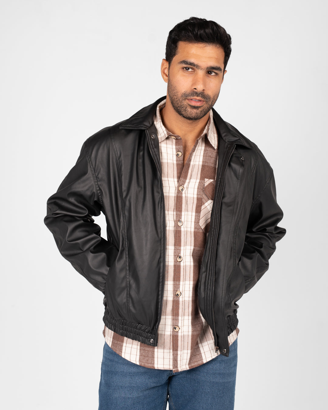 سترة جلدية للرجال