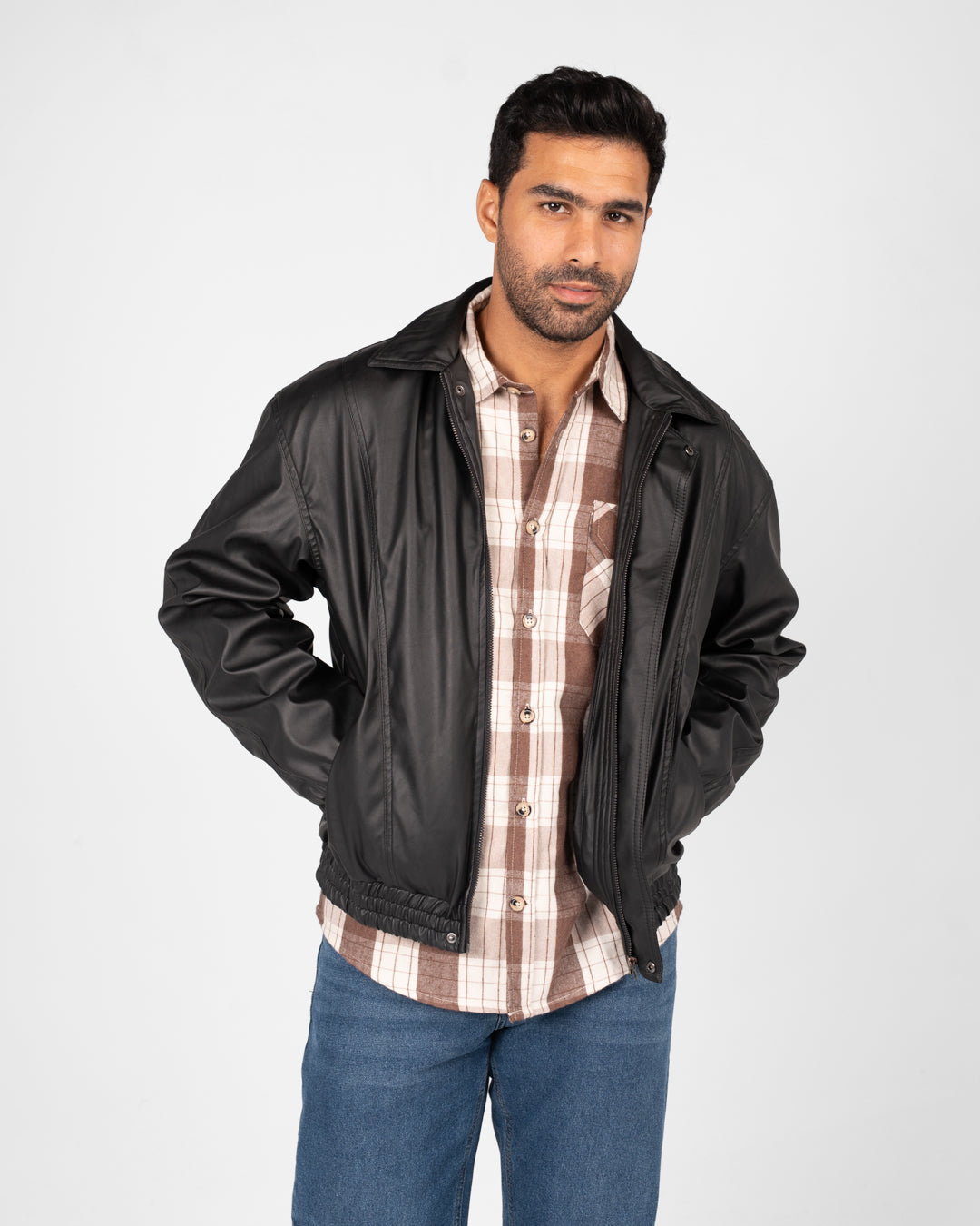 سترة جلدية للرجال