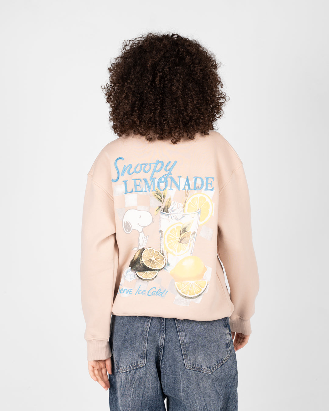 بلوزة سنوبي النسائية بياقة دائرية