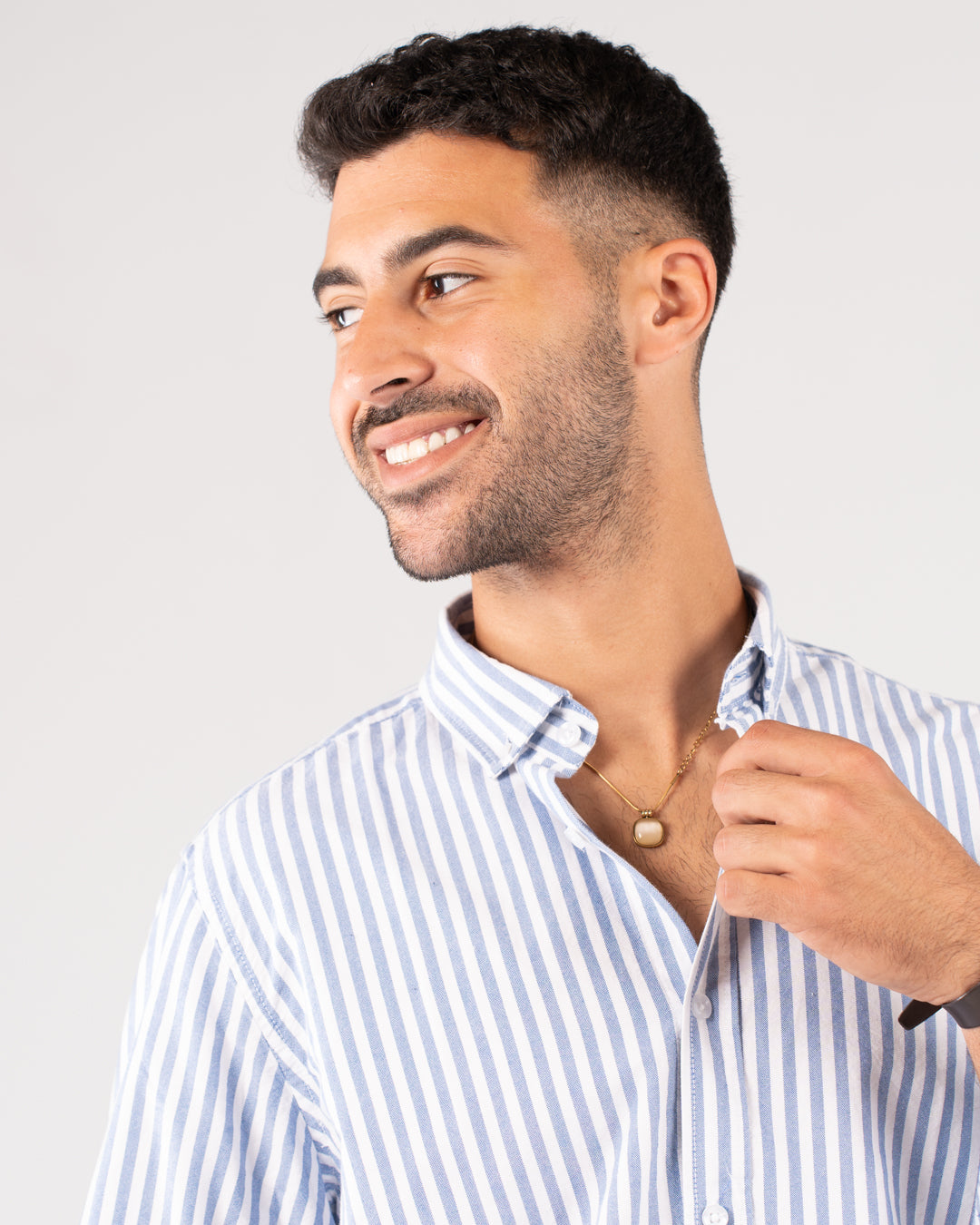 قميص أكسفورد بأكمام طويلة