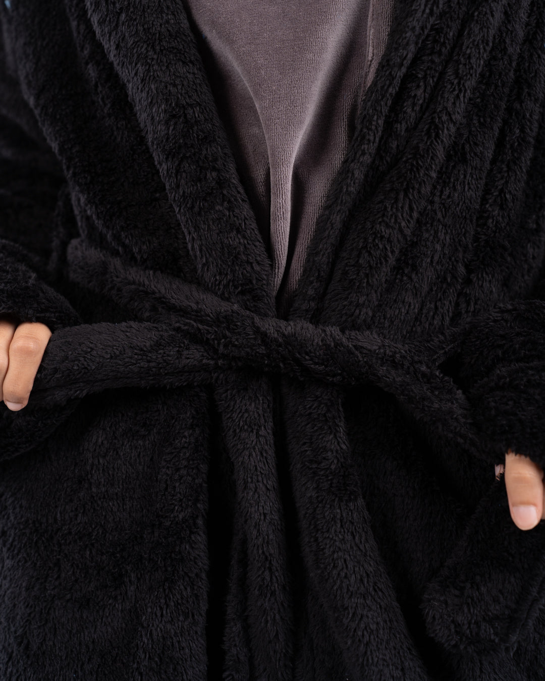Women Long Fur Robe