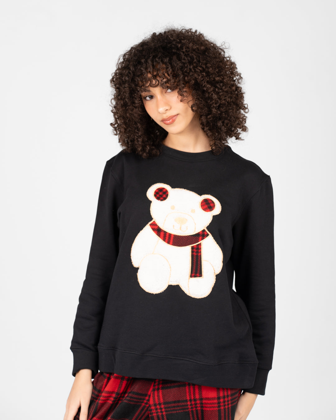 بيجامة نسائية منقوشة بنقشة تيدي