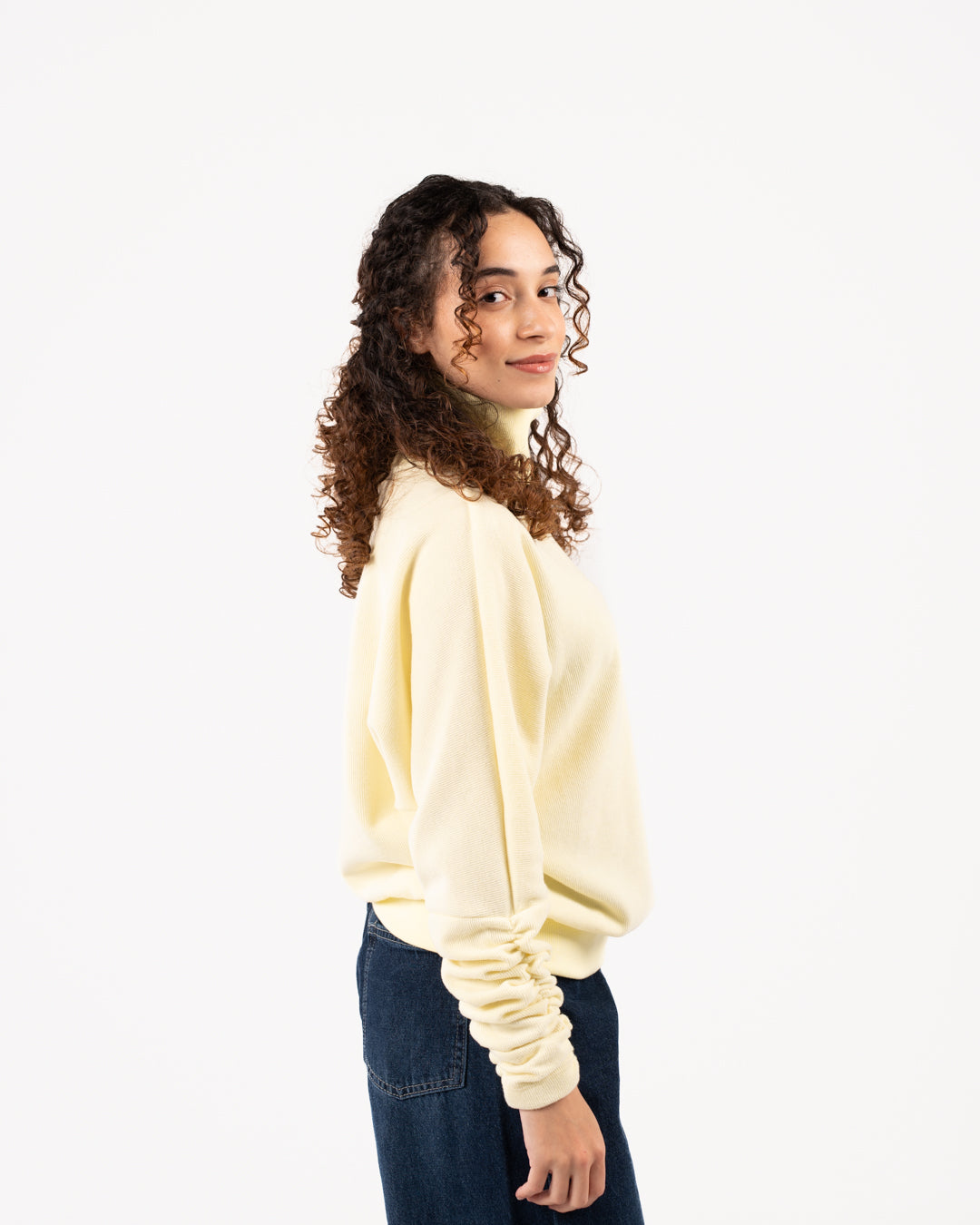 High Neck Cashmere Women Sweater