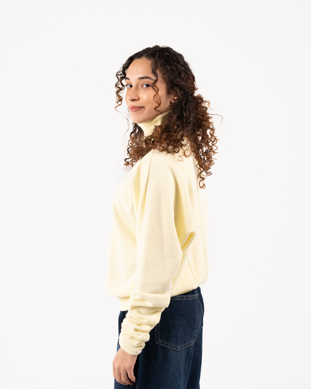 High Neck Cashmere Women Sweater