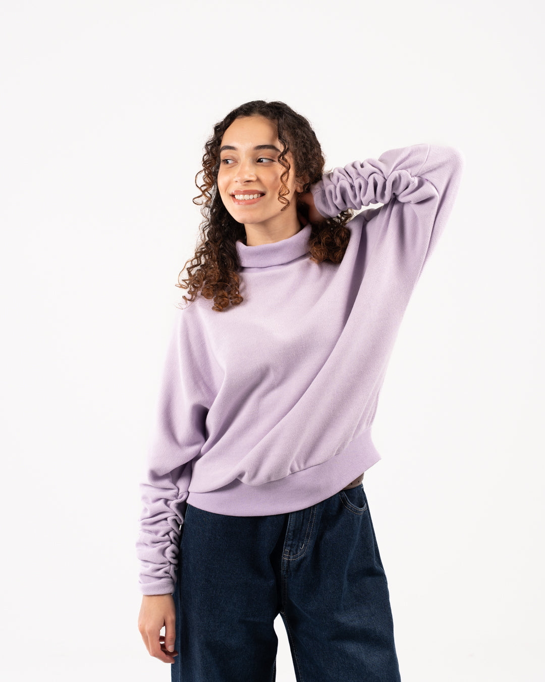 High Neck Cashmere Women Sweater