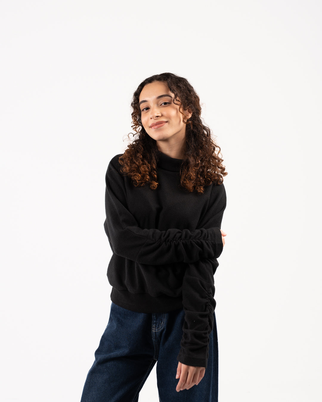 High Neck Cashmere Women Sweater