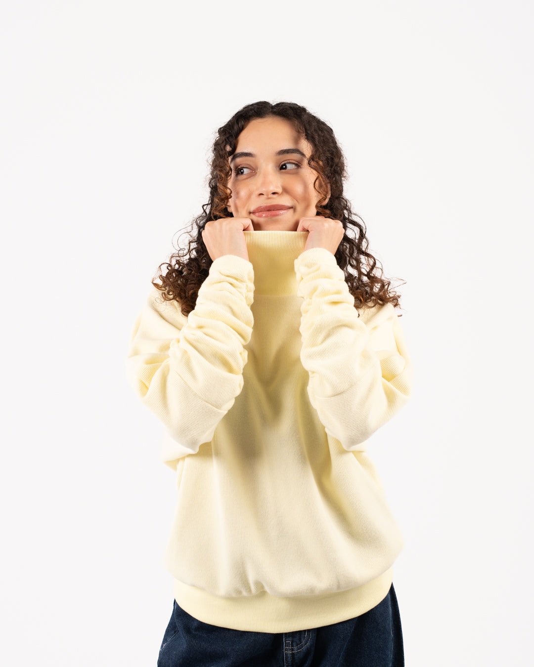 High Neck Cashmere Women Sweater